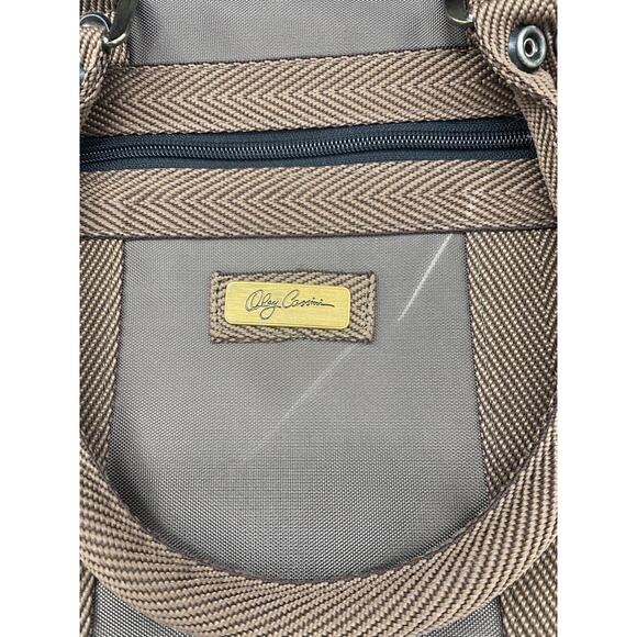 Oleg Cassini Luggage Travel Bag Folding Suitcase Suit/Garment Combo Retro Set - Picture 6 of 12